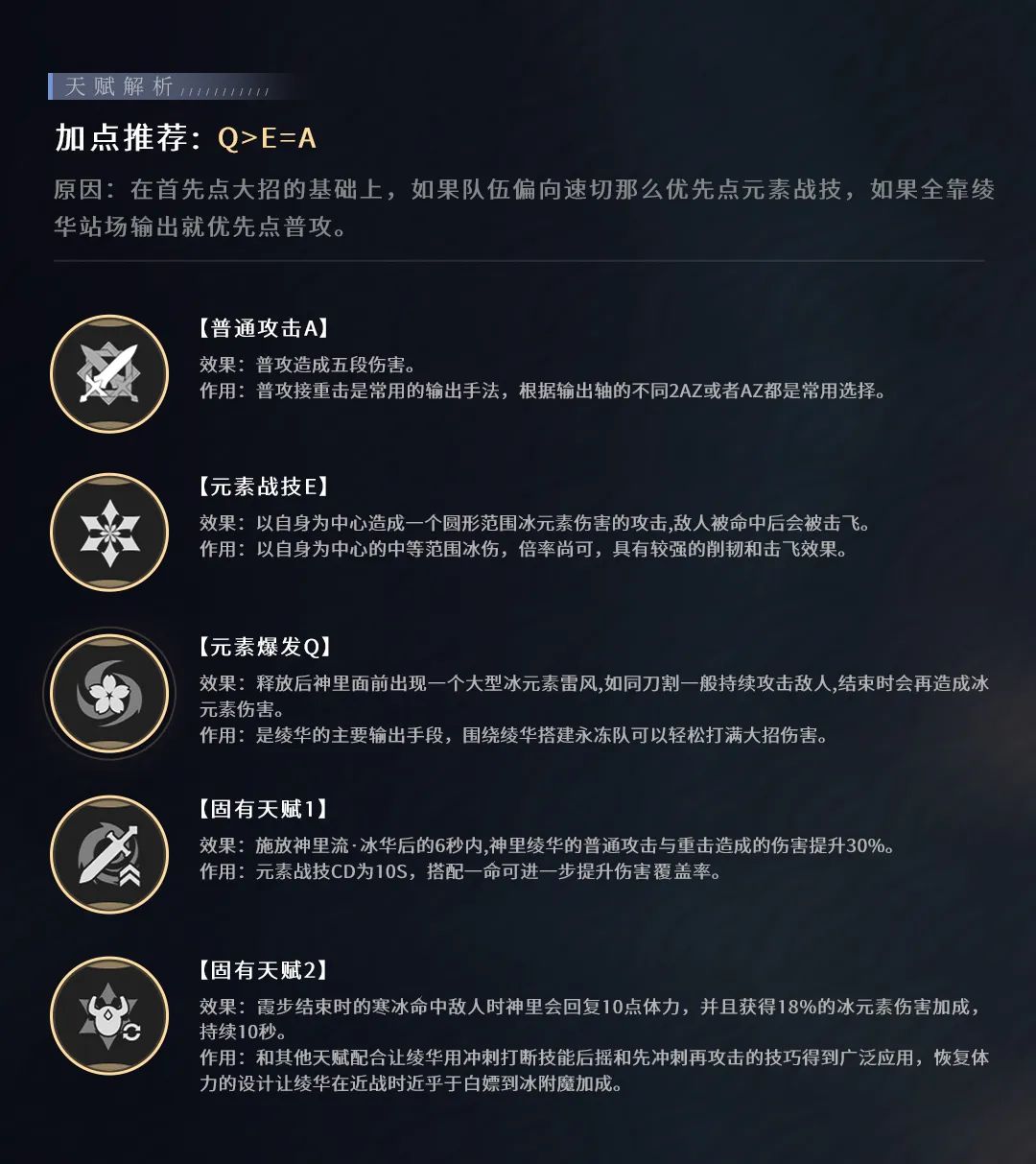 原神,原神,角色攻略,神里绫华,原神