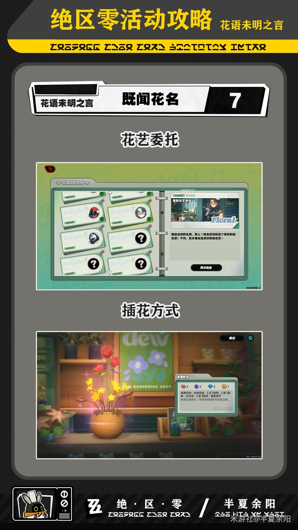 绝区零,绝区零,花语未明之言,活动攻略,绝区零