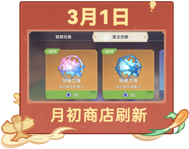 原神,日历,3月,原神