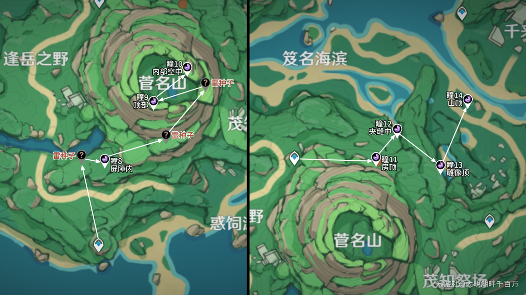 原神,原神,雷神瞳,鹤观,原神