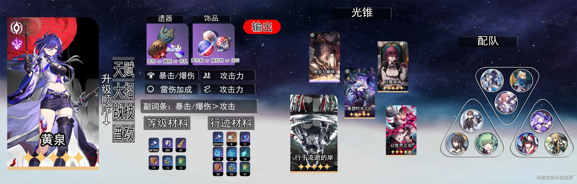 崩坏：星穹铁道,V3.2,黄泉,星穹铁道