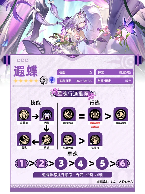 崩坏：星穹铁道,V3.2,遐蝶攻略,星穹铁道