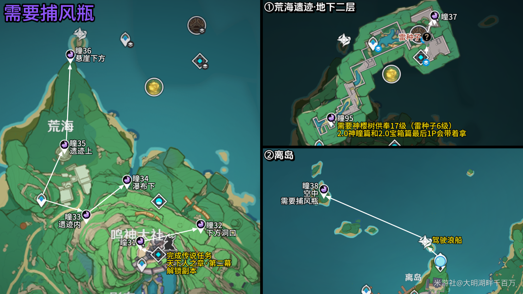原神,原神,雷神瞳,鸣神岛,原神