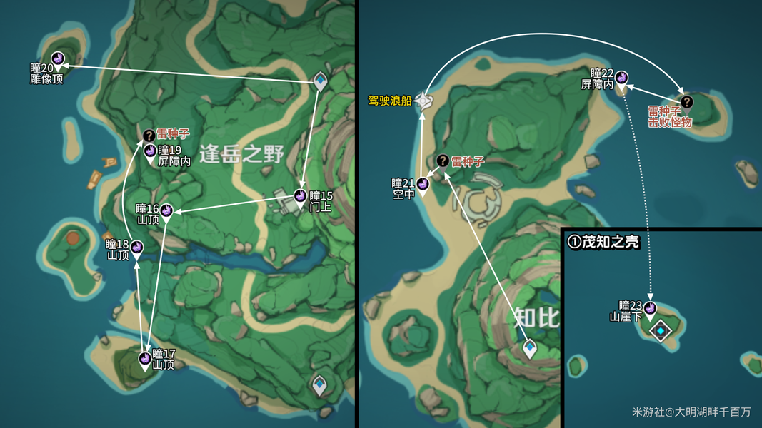 原神,原神,雷神瞳,鹤观,原神