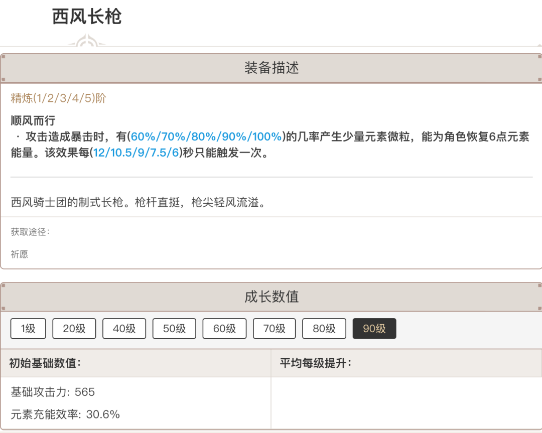 原神,四星武器,越阶神兵,原神