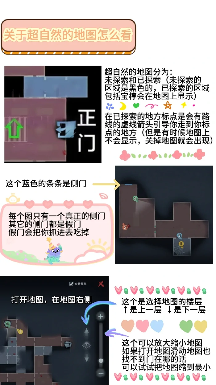 超自然行动组地图怎么看已探索区域超自然行动组地图标点路线区别