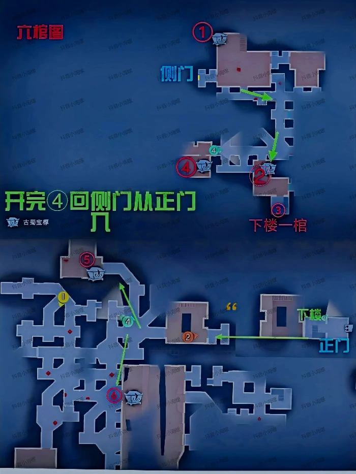 超自然行动组,古蜀遗迹区,地图攻略