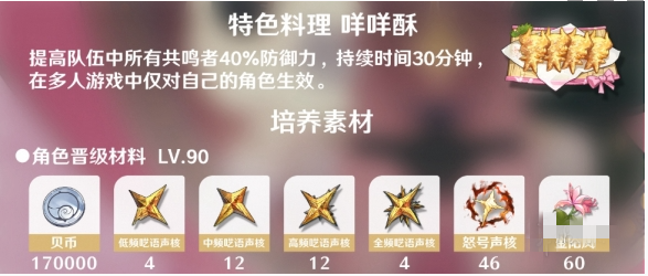 鸣潮安可,鸣潮安可突破材料,鸣潮安可材料,鸣潮