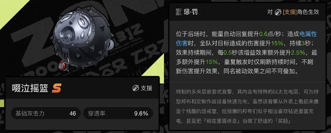 绝区零啜泣摇篮,绝区零啜泣摇篮怎么样,绝区零啜泣摇篮强度,绝区零