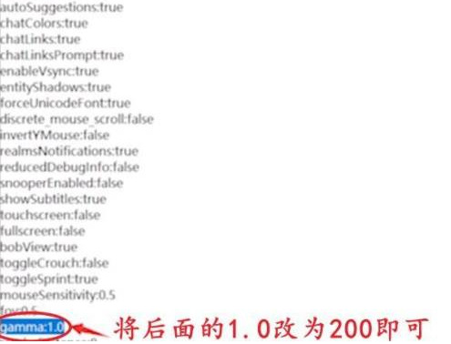 2025伽马值怎么调,我的世界