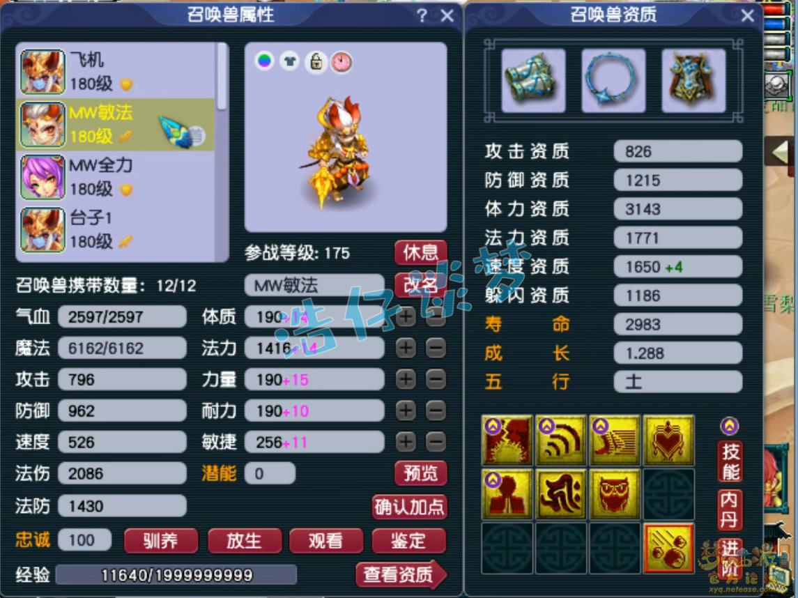 服战魔王寨装备展示175级,梦幻西游