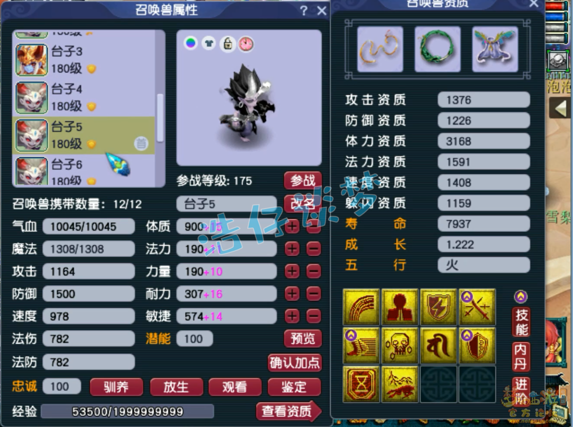 服战魔王寨装备展示175级,梦幻西游