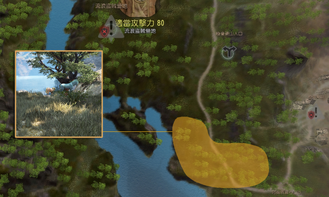 野生马分布图