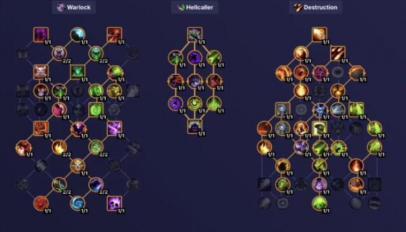 魔兽世界11.0.5术士大秘境天赋推荐,魔兽世界