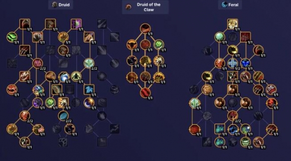 魔兽世界11.0.5德鲁伊大秘境天赋推荐,魔兽世界