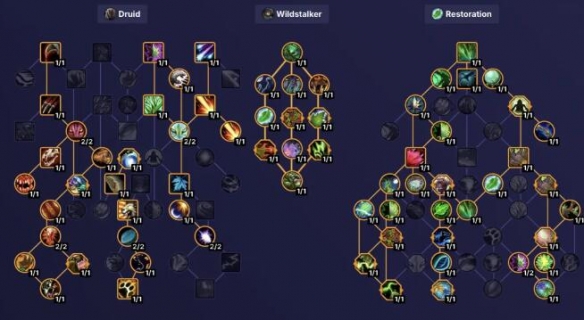 魔兽世界11.0.5德鲁伊大秘境天赋推荐,魔兽世界