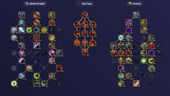 魔兽世界11.0.5DK大秘境天赋推荐,魔兽世界