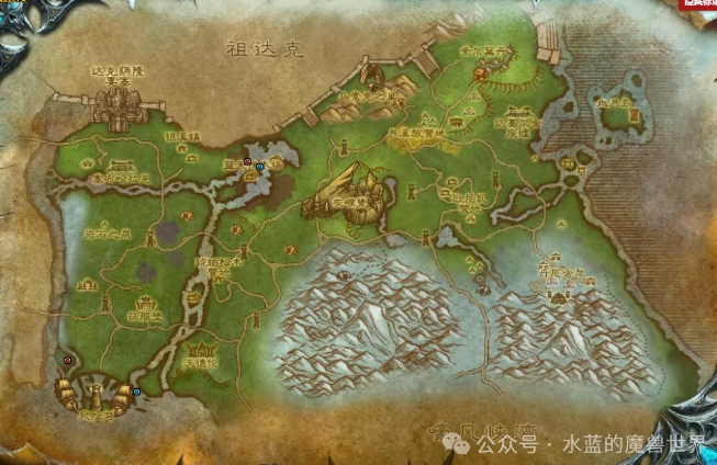 魔兽世界社区流言位置坐标一览,魔兽世界