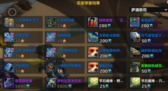 魔兽世界20周年奖励一览,魔兽世界