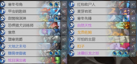 炉石传说深暗领域乱斗6胜卡组推荐,炉石传说