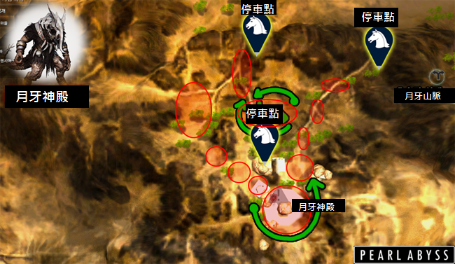 月牙神殿路线