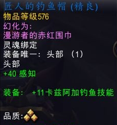 11.0钓鱼加成物品一览,魔兽世界