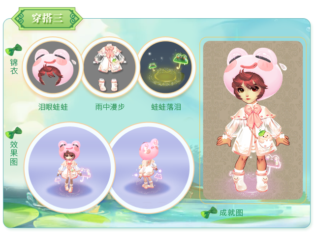 泪眼蛙蛙穿搭攻略,梦幻西游