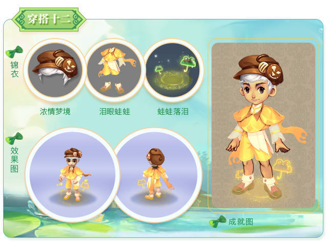 泪眼蛙蛙穿搭攻略,梦幻西游