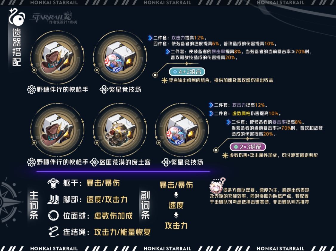 崩坏星穹铁道2025仙舟三月七遗器推荐,星穹铁道