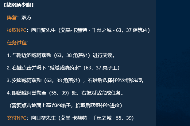 魔兽世界缺胳膊少腿任务攻略,魔兽世界