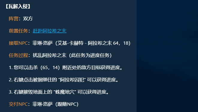 魔兽世界瓦解入侵任务攻略,魔兽世界