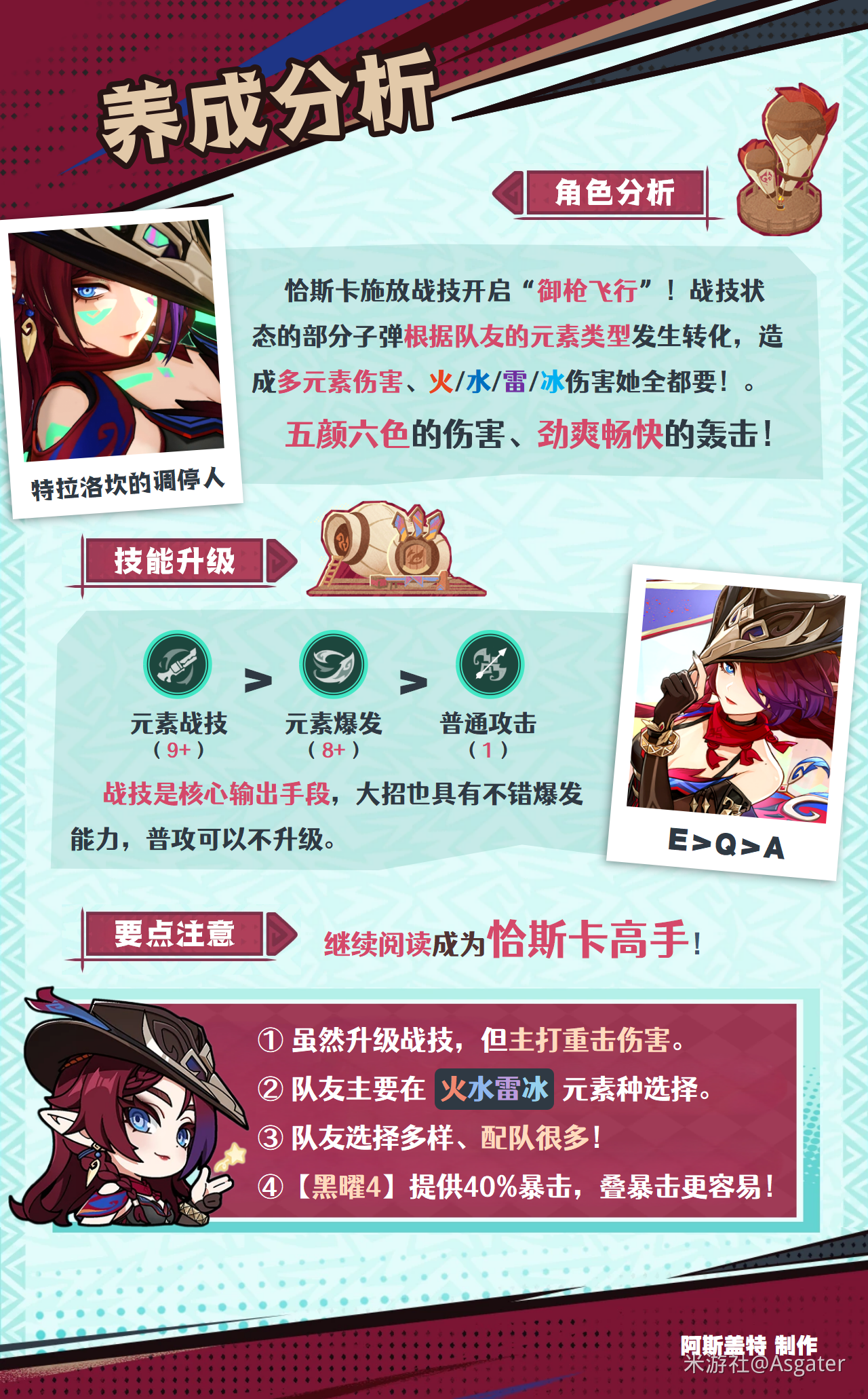 恰斯卡培养攻略,原神