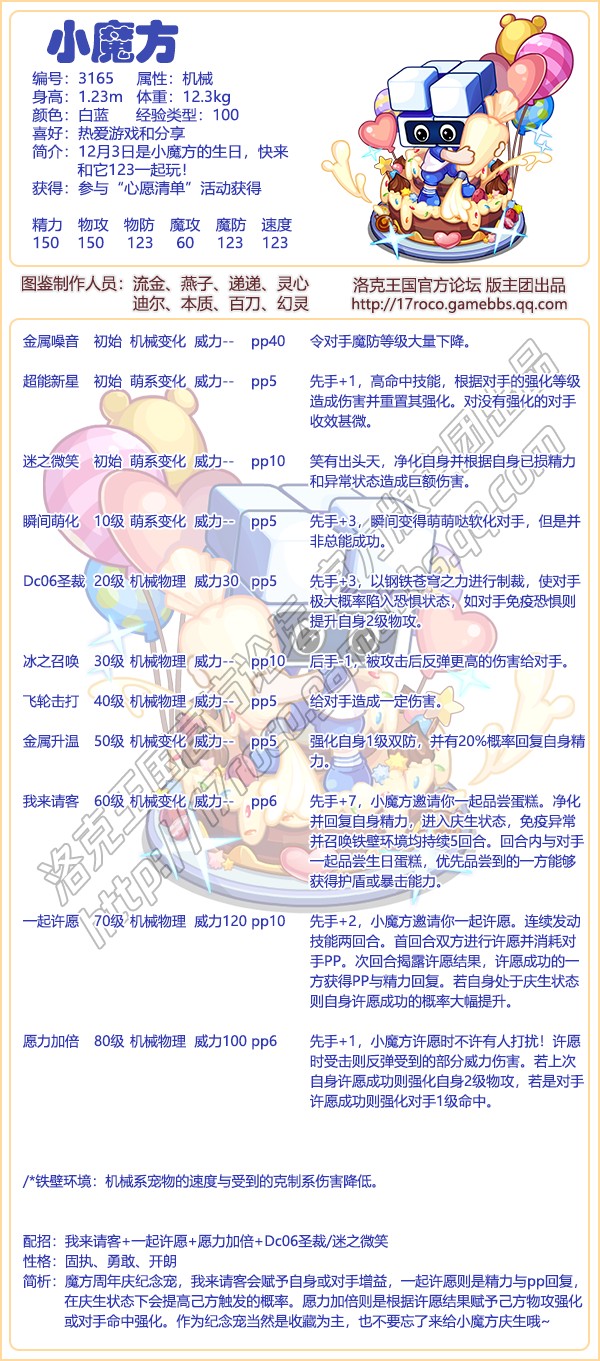 小魔‭‭‭方技能搭配