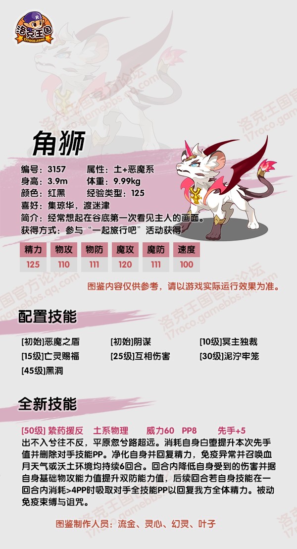 角狮技能搭配