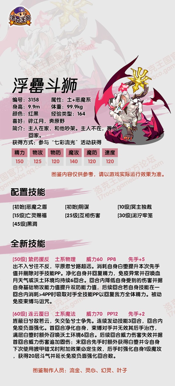浮罍斗狮技能搭配