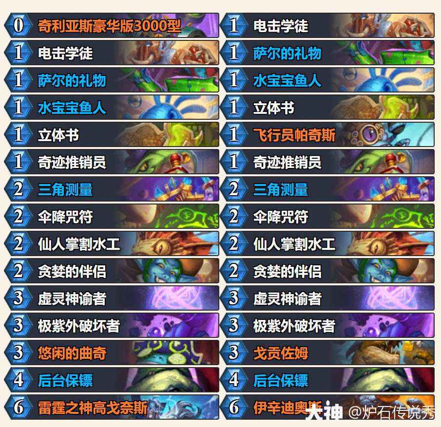 深暗领域快攻萨卡组推荐,炉石传说