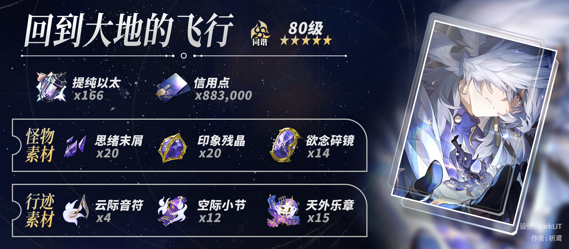崩坏星穹铁道星期日培养材料一览,星穹铁道