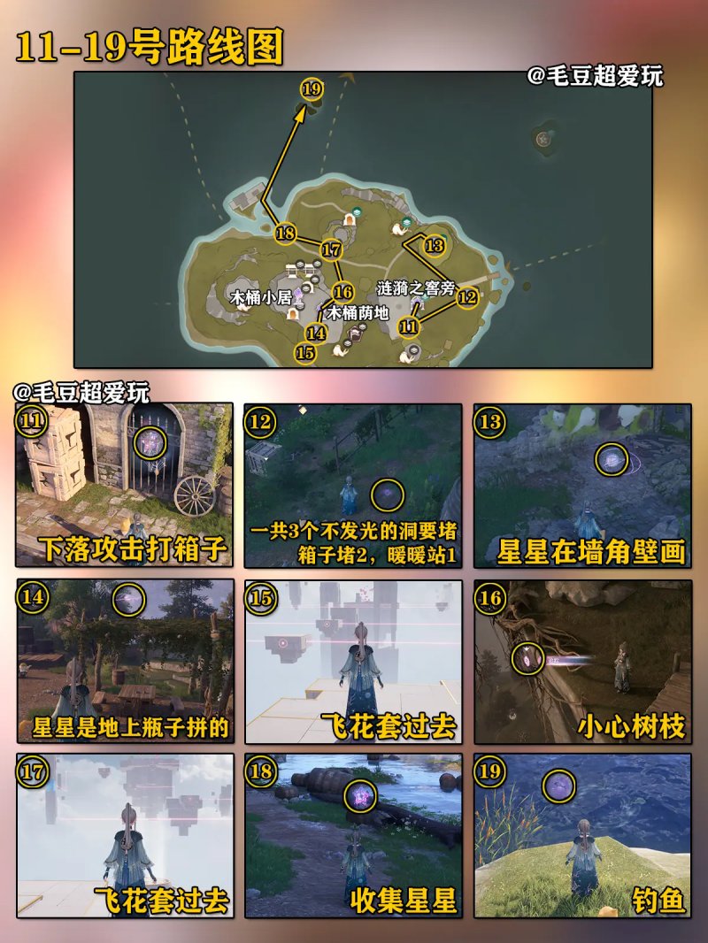 石树田无人区奇想星全收集攻略,无限暖暖