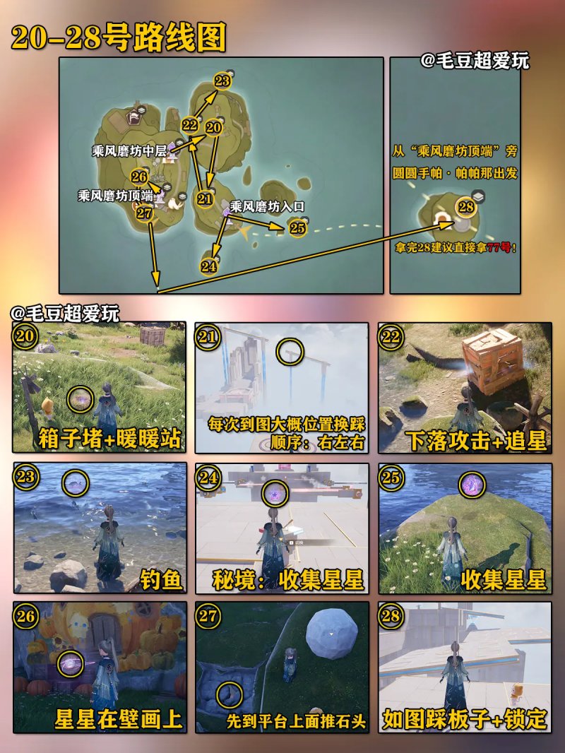 石树田无人区奇想星全收集攻略,无限暖暖
