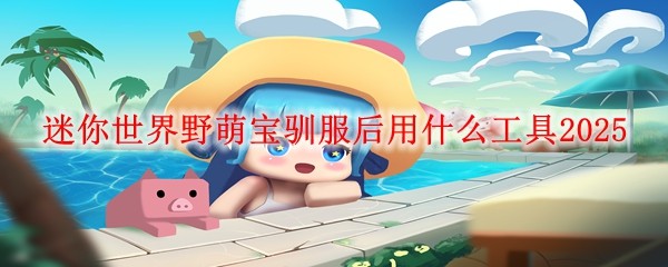 迷你世界野萌宝驯服后用什么工具2025