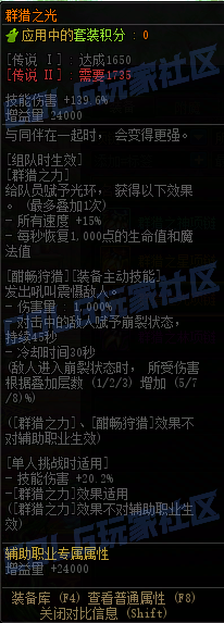 DNF重泉版本群猎美学套套装属性一览,DNF