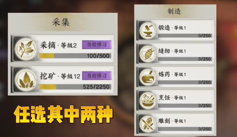 生活职业怎么搭配,诛仙世界