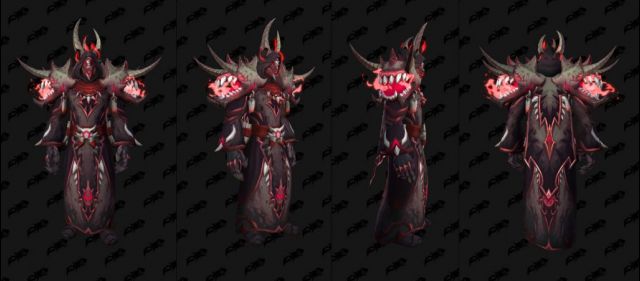 魔兽世界地心之战第二赛季术士套装外观一览,魔兽世界