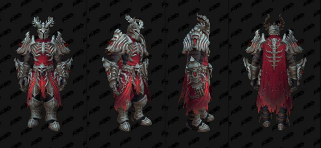 魔兽世界地心之战第二赛季DK套装外观一览,魔兽世界