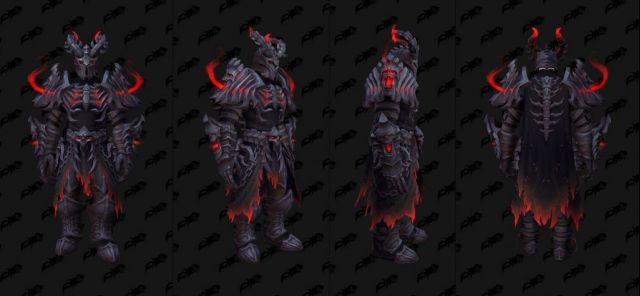 魔兽世界地心之战第二赛季DK套装外观一览,魔兽世界
