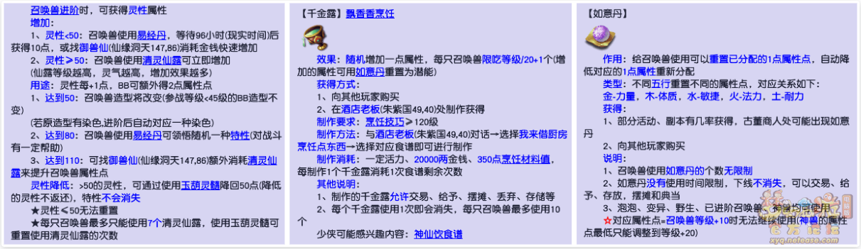 召唤兽属性怎么提升2025年,梦幻西游