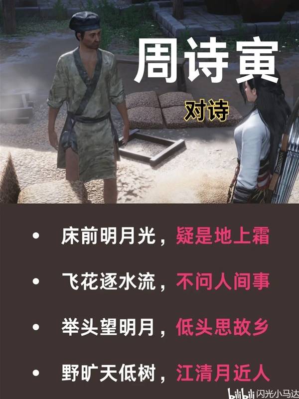 清河NPC好感对话攻略,燕云十六声