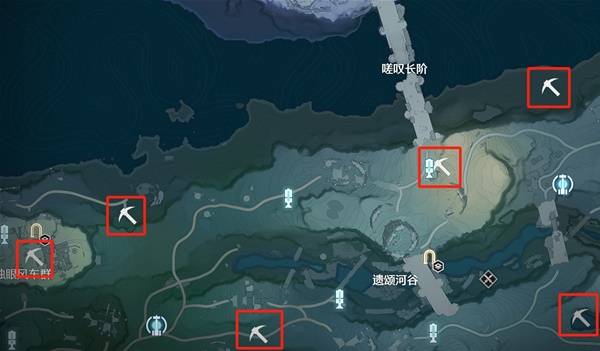 云母釉岩采集路线,鸣潮