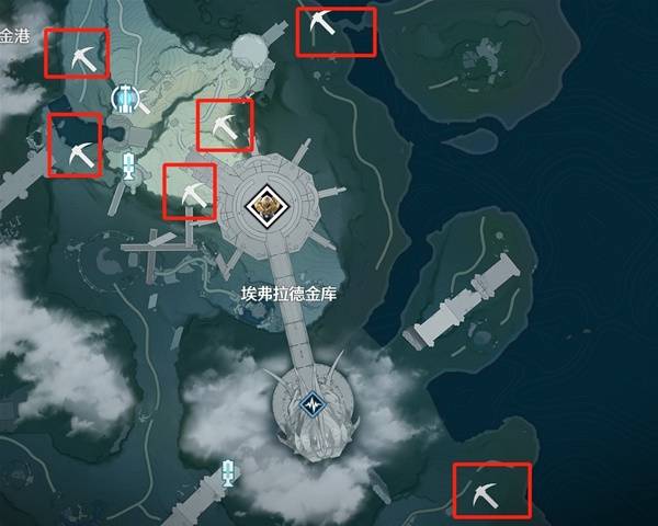 云母釉岩采集路线,鸣潮