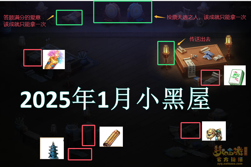 神秘房间1月攻略2025,梦幻西游